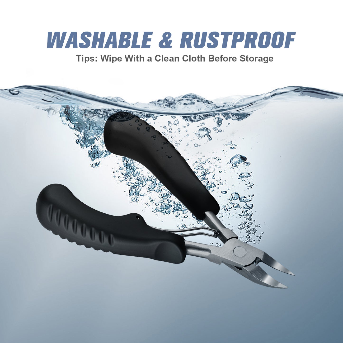 Toenail Clippers, High-grade Stainless Steel, Professionally Paronychia, Thick nails, Ingrown Nails, Suitable for Men, Women and Seniors