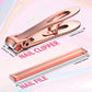 Kaasage Nail Clipper and File - Professional Stainless Steel Heavy Duty Nail Cutter with Ergonomic Long Handle and Sharp Jaw Clip Finger Nails and Thick Toenails Easily, Gift for Adults, Men & Seniors